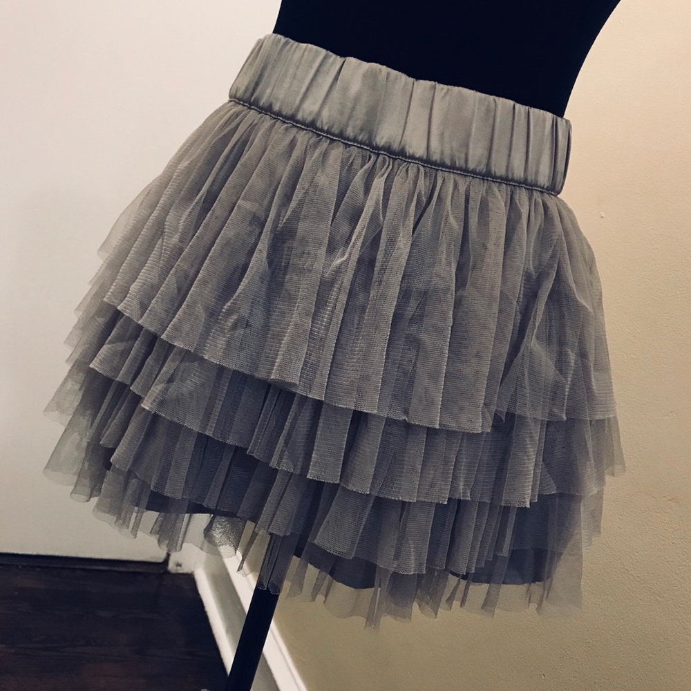 H&M Ruffled Mini Shirt